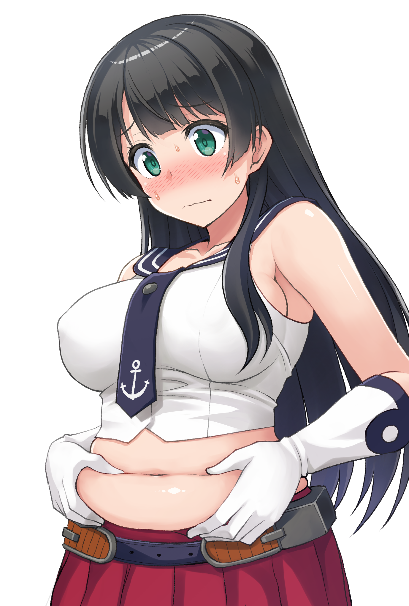 Girl belly animation. КАНКОЛЛЕ Агано. Kantai collection belly. Tsukino wagamo. Аниме belly.